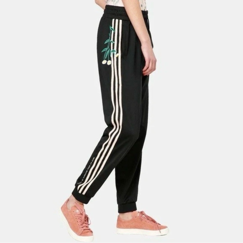 Adidas Love Revolution embroidered track pants